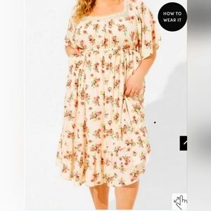 Torrid fit to flare dress.